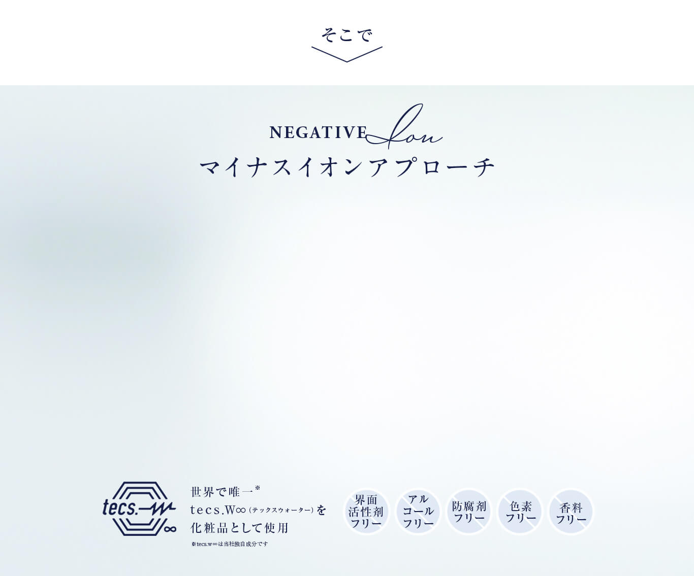 マイナスイオンアプローチ