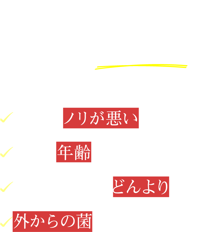 歳を重ねるごとに感じる変化…